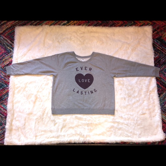 Old Navy Grey & Purple Graphic Sweatshirt - Picture 2 of 7